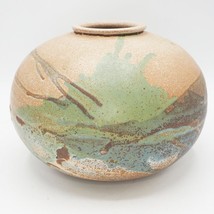 Handmade Modern Studio Pottery Vase Signed Weed Pot - $103.94