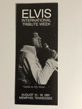 Elvis Presley Elvis Week 1992 Travel Brochure Memphis Tennessee BR11 - £6.18 GBP