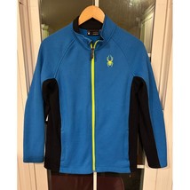 Spyder Jacket Boys sz XL 18 Blue full zip - $17.02