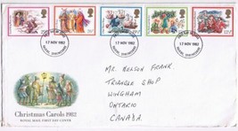 United Kingdom First Day Cover FDC Falkirk Christmas  Carols 1982 - $3.95