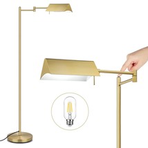 Reading Floor Lamp, Led Pharmacy Lamp With Swing Arms, Swivel Head Adjustable St - £56.05 GBP