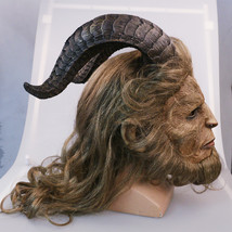 Handmade Beauty and the Beast Mask Prince Dan Stevens Beast Mask Cosplay - $64.99