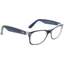 Ray-Ban Sunglasses Frame Only RB 2132 New Wayfarer 6053 Blue on Clear Italy 52mm - £119.74 GBP