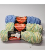 RED HEART Yarn Skeins #818 BLUE JEWEL And #964 LULLABY - 100% Acrylic - ... - £21.61 GBP