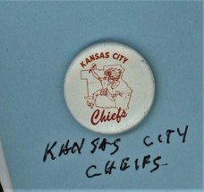 NFL pinback  from the 60s  Kansas City CHIEFS   7/8&quot; - £11.79 GBP
