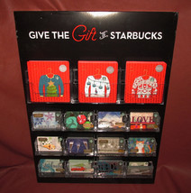 Give the Gift of Starbucks 2016 Holiday Gift Card Display w/ 146 Original Cards - £572.58 GBP