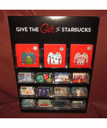 Give the Gift of Starbucks 2016 Holiday Gift Card Display w/ 146 Origina... - £572.79 GBP