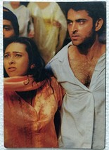 Acteurs de Bollywood Karisma Kapoor Hrithik Roshan ancienne carte postal... - $15.01