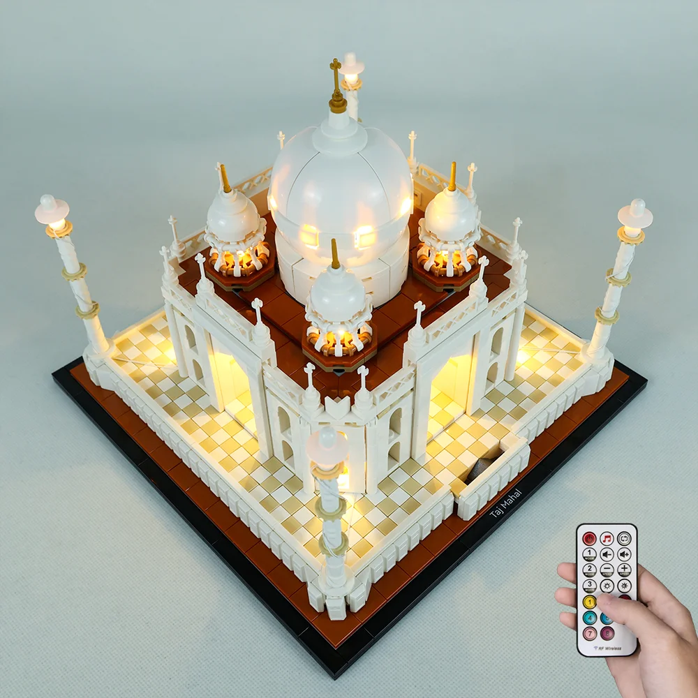 Led Lighting Kit For 21056 Architecture Taj Mahal Building Blocks Lighting Set - £32.66 GBP+