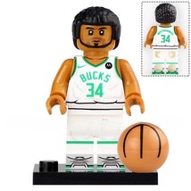 Basketball NBA Player Giannis Antetokounmpo Minifigures Accessories - £3.13 GBP