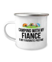 Camping Mug From Fiance, Funny Camper Mug From Fiance, Stainless Steel Nice  - £14.42 GBP