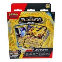 Pokemon TCG Zapdos ex Deluxe Battle Deck 60 Cards Playmat Deck Box Coin Foil - £20.73 GBP