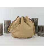 Kate Spade Peanut Leather Cobble Hill Katie Drawstring Pouch Bag EUC - £83.53 GBP
