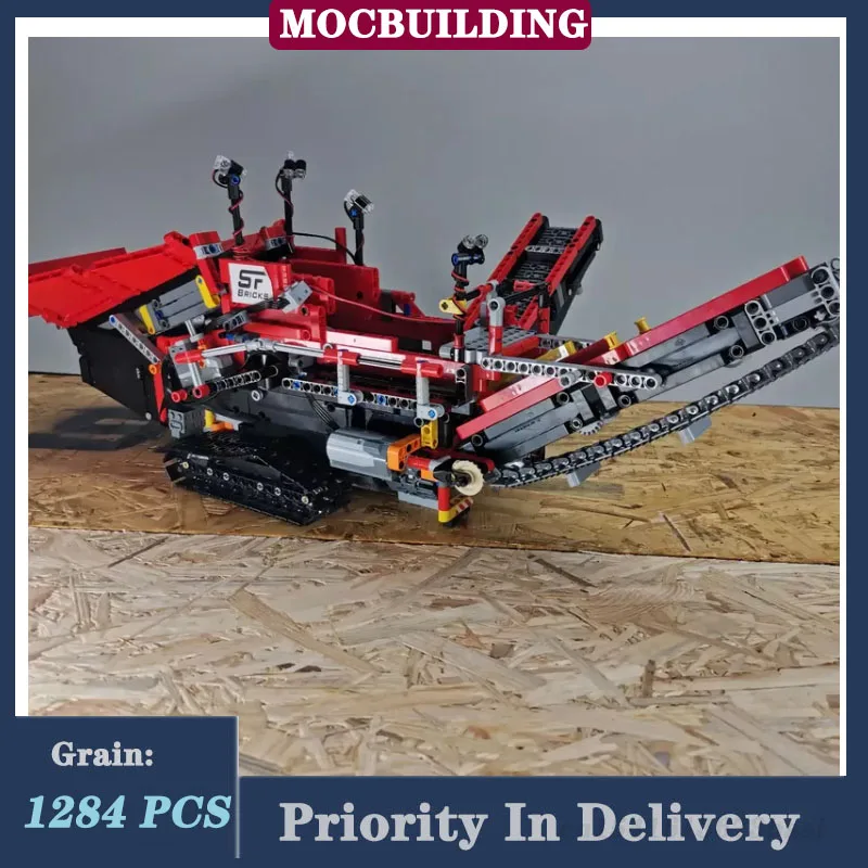 MOC Electric Technology Mobile Screening Machine Model Building Block As... - £180.48 GBP