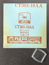 Vintage G-S Flexo Acrylic Watch Crystal For Bulova Lido 11.7 x 11.7mm CT... - $202.80 MXN