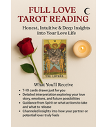 Full Love Tarot Reading — 7 to 10 Cards Insights into Your Love Life ! - €12,83 EUR