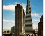 Holiday Inn and Transamerica Building San Francisco CA UNP Chrome Postca... - $3.91