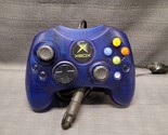 Original Xbox Controller S Wired Translucent Blue OEM Microsoft - £19.44 GBP