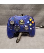 Original Xbox Controller S Wired Translucent Blue OEM Microsoft - £19.46 GBP