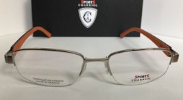 New Charriol Sport SP 23018 C2 54mm Silver Semi-Rimless Men Eyeglasses Frame  - £117.98 GBP