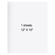 1 Sheet White HTV Iron On Heat Transfer Vinyl for T-Shirts Cricut Silhou... - $5.99