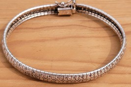 Designer Milor 925 Sterling Snake Chain Link Bracelet - £43.02 GBP