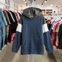 Hollywood The Jean People Boys Colorblock Hoodie Navy Size S Pullover Pr... - $19.80