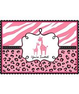 Sweet Girl Safari Invitations Seals and Stickers Birthday Party Supplies... - $8.29 CAD