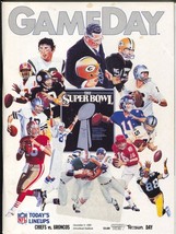 Chiefs vs Broncos NFL Football Game Program 12/9/1990-Bradshaw-Simms-VG - £24.31 GBP