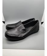 Dr Scholl&#39;s Women&#39;s Size 7 Black Leather Slip On Shoes Comfort (i) - £9.97 GBP