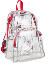 Eastsport Clear Dome Backpack with Adjustable Printed Padded Straps - £13.54 GBP
