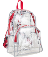 Eastsport Clear Dome Backpack with Adjustable Printed Padded Straps - £13.28 GBP