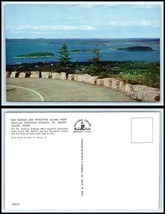 MAINE Postcard - Bar Harbor &amp; Porcupine Island From Cadillac Mountain Hwy F27 - £2.95 GBP