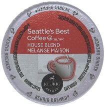 96/PACK - Seattle&#39;s Best House Blend Coffee K-Cup Pods BULK PACKAGING - $33.99