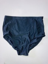 Hight Waist Black Bikini Sz 16 Lined Slimming Bottoms Sea &amp; Sand Beachwear - £8.60 GBP