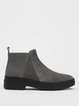 Eileen Fisher Sz 10 Finn Chelsea Boots Suede Leather Slate Gray Bootie $235! NEW - £85.27 GBP