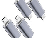 Usb C To Micro Usb Adapter, (4-Pack) Type C Female To Micro Usb Male Con... - $13.29