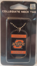 Oklahoma State Cowboys Dog Tag Necklace - NCAA - $10.66