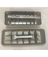 Vintage MAGIC TOUCH &amp; SERVEL Ice Cube Aluminum Ice Trays Set of 2 - $13.86