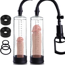 Penis Pump Extender Enlarger, Male Sex Toys Manual Penis Vacuum Pump Cock Sleeve - £25.88 GBP