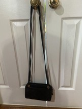 Jay Herbert New York Vintage Black Leather Quilted Shoulder Bag - $39.59