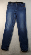 Madewell High Rise Skinny Jeans Womens Size 28 Blue Denim Cotton Pockets Pull On - £13.32 GBP