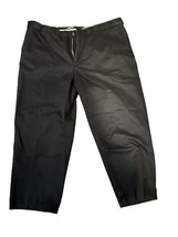 Oak Hill Pants Mens 50 x 30 Black Premium Classic Fit Casual Bottoms - £18.67 GBP