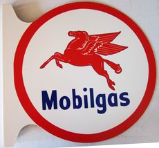 Mobilgas Flange Sign 19" Wide by 18" Tall - $99.95