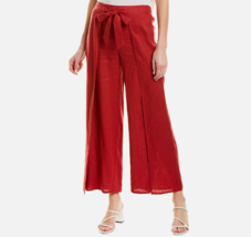 1. State Womens 6 Red Tie Front Ankle Length Loose Fit Pants NWT AT60 - £39.01 GBP
