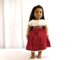 American Girl Josefina Doll In Meet Outfit + Garnet Pendant Necklace Meet - £59.18 GBP