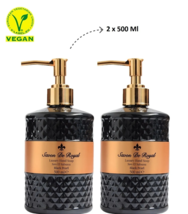 Savon de Royal Luxury Vegan Liquid Soap Black Pearl 2 X 500 Ml - £27.39 GBP