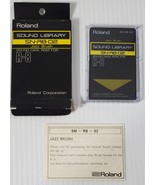 Complete Roland R8 Cartridge SN-R8-02 Jazz Brush Data ROM R-8 - $74.00