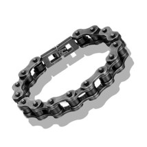 New Retro Heavy Stainless Steel Motorcycle Chain Men Bracelet Male 12MM Wide Bes - £29.66 GBP