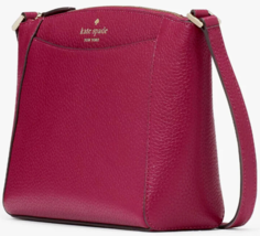 Kate Spade Monica Crossbody Dark Raspberry Leather Burgundy WKR00258 NWT... - $89.08